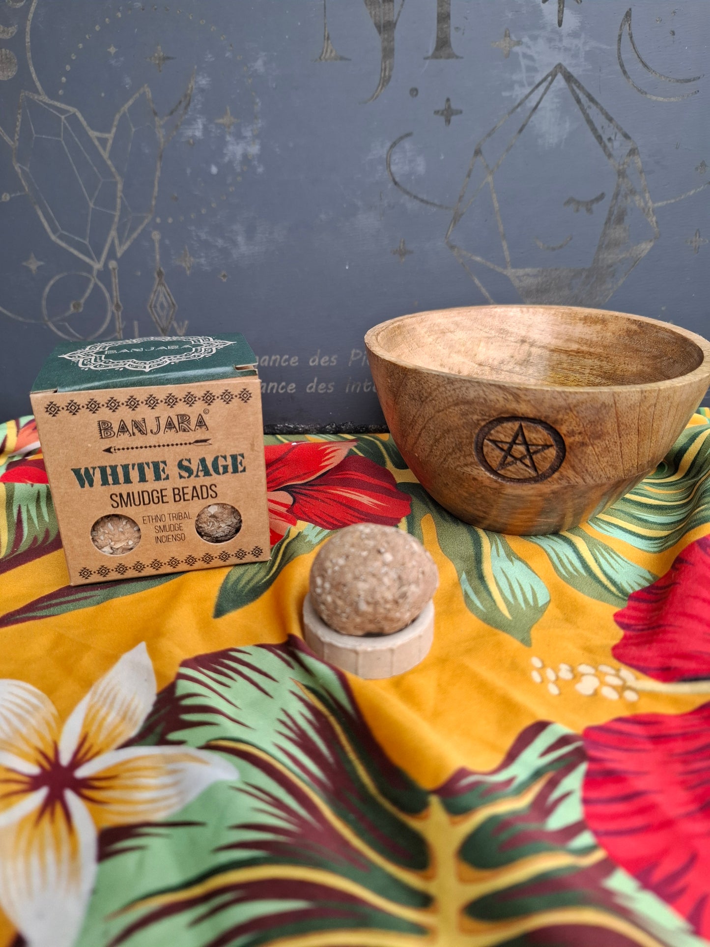 Perles de Maculage Banjara (5) - Sauge Blanche