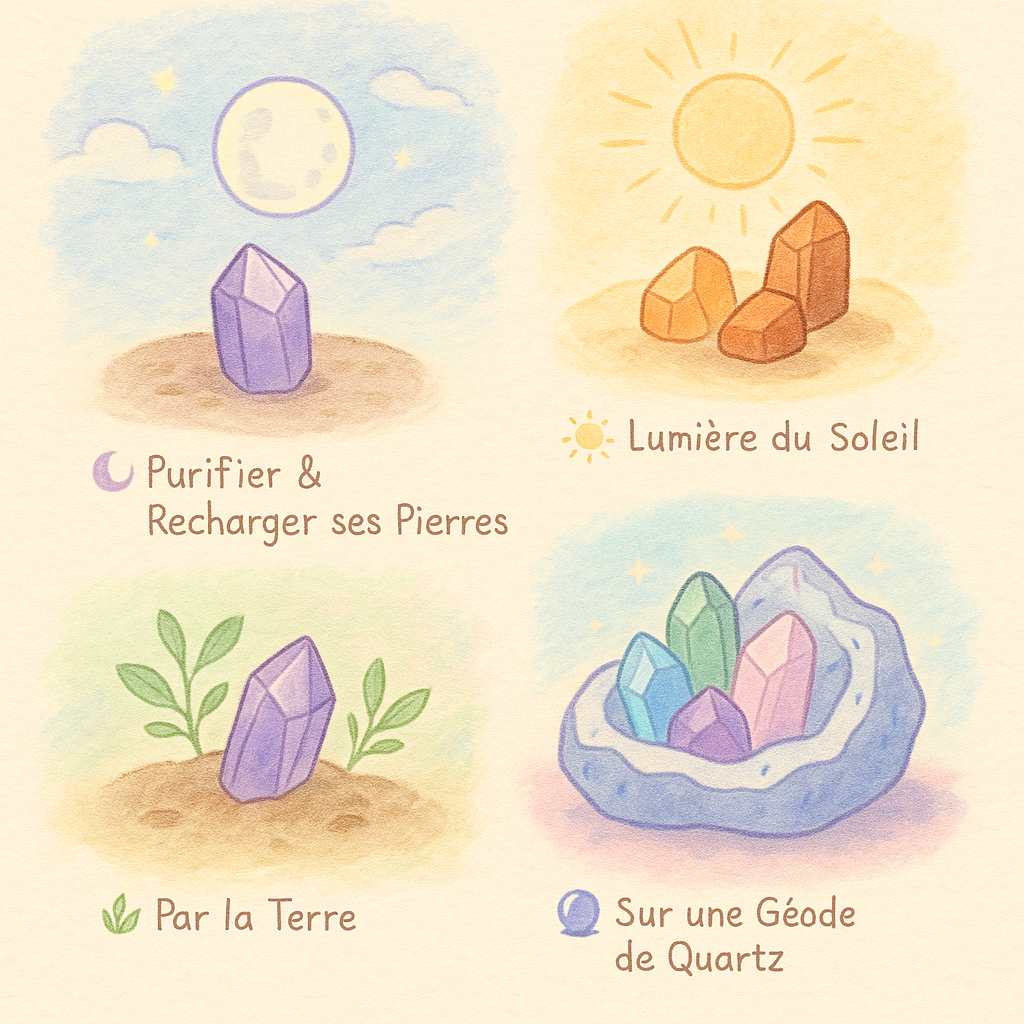 Purifier et recharger ses Pierres