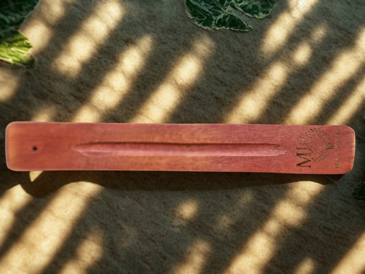 Porte-encens en bois de manguier