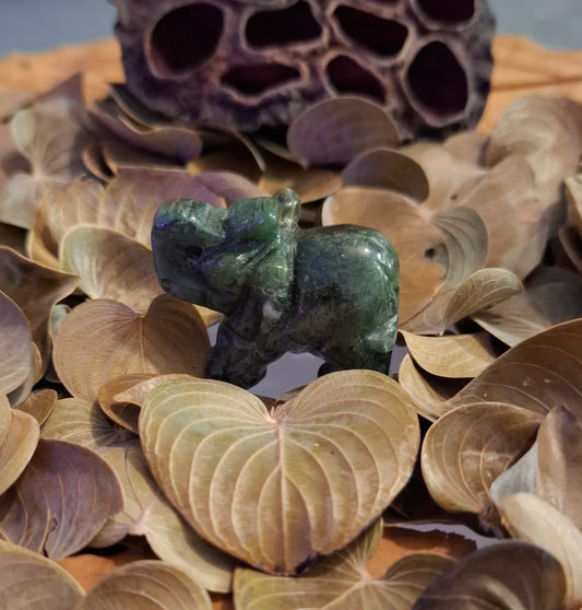 Eléphant 40mm Agate Indienne