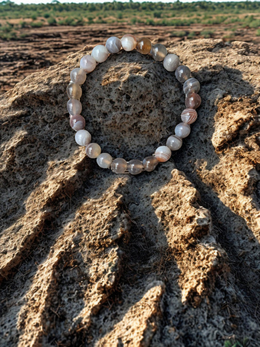 Bracelet Agate Botswana